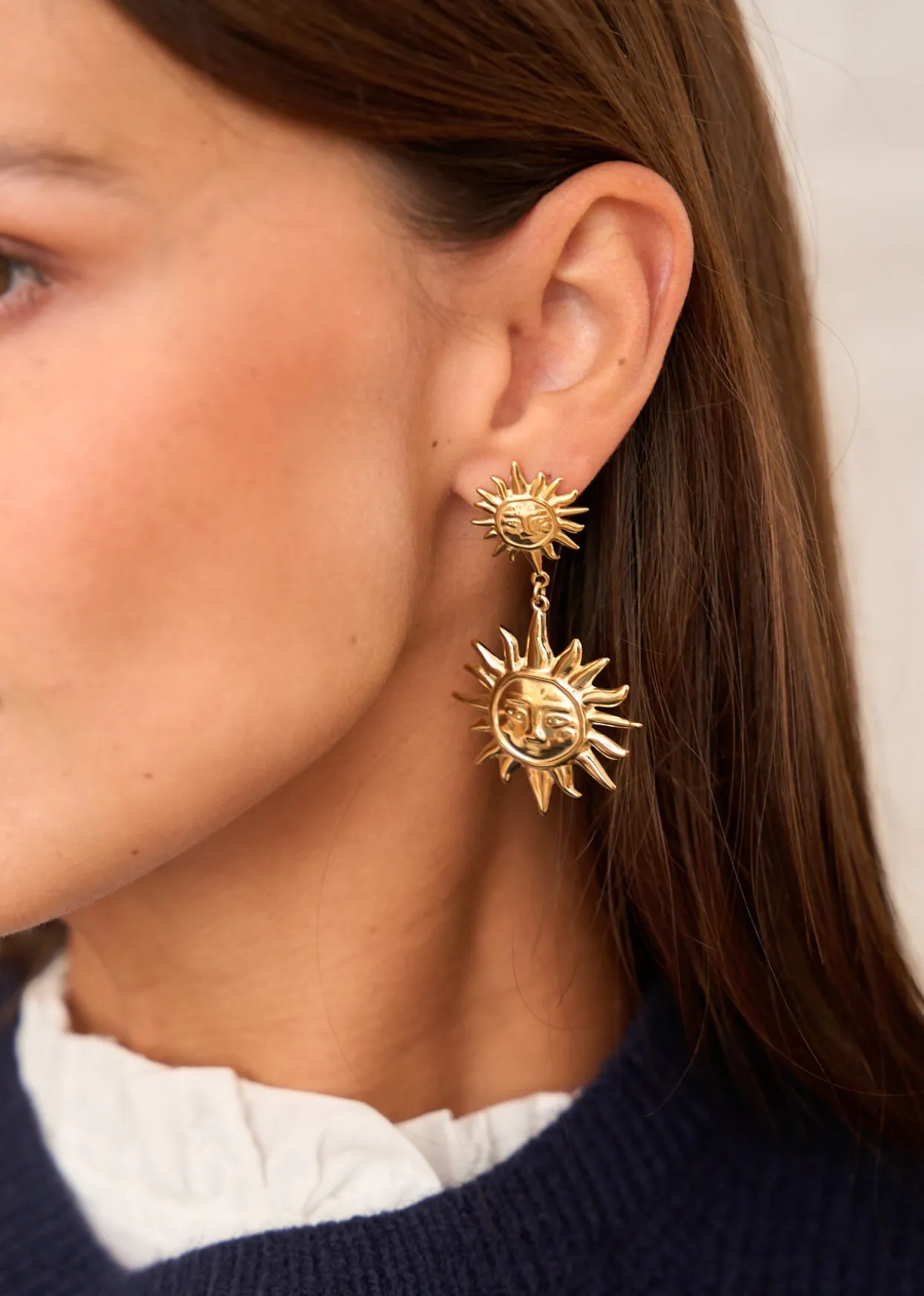 Boucles d'oreilles Soleil