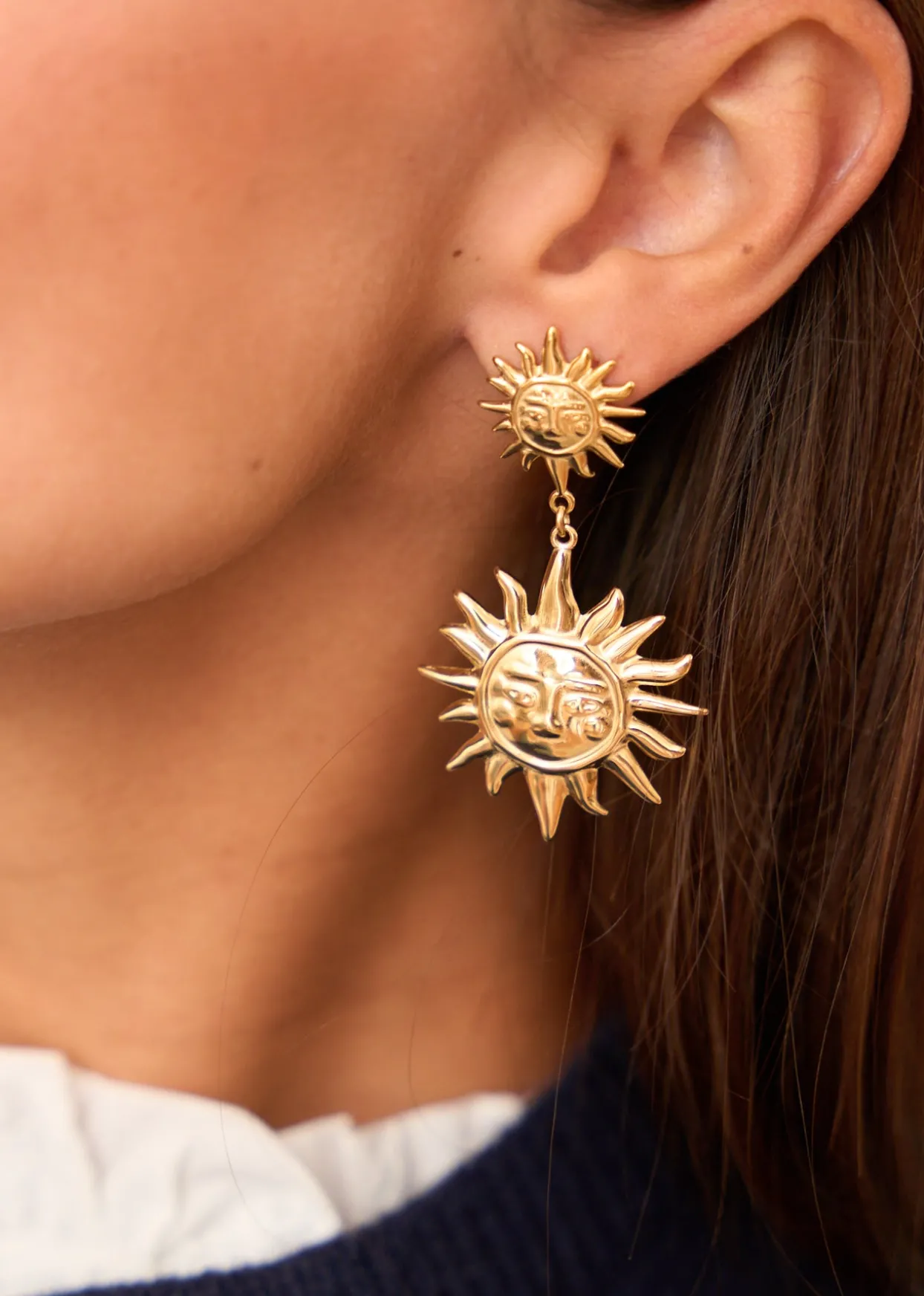 Boucles d'oreilles Soleil