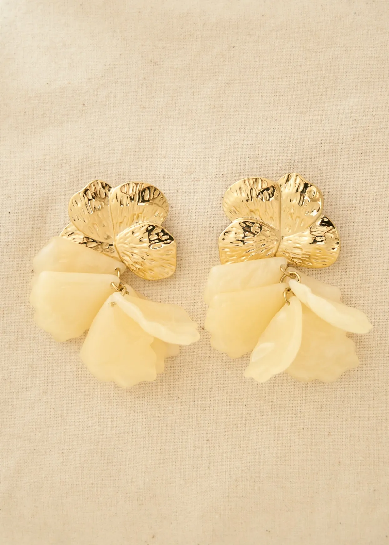 Boucles d'oreilles Violette