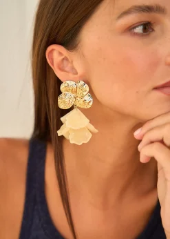 Boucles d'oreilles Violette
